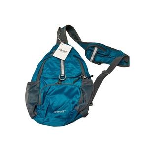 G4Free Packable Crossbody Sling Backpack, Small Travel Hiking Chest Bag, Blue